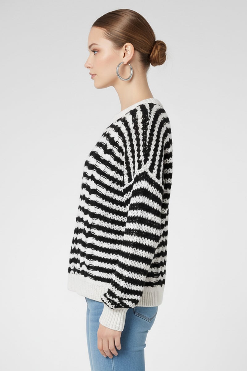 PINKO سويت شيرت كروه للنساء، متعدد الألوان - Image 3
